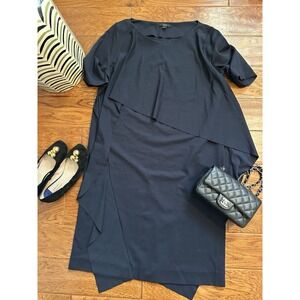 navy blue dress for baby girl COS Chain Print Satin Dress main image 1